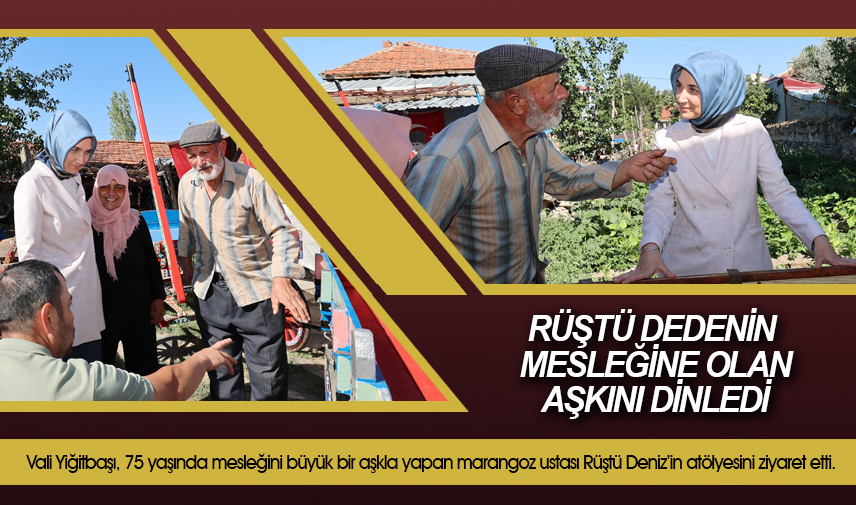 Rüştü dedenin mesleğine olan aşkını dinledi